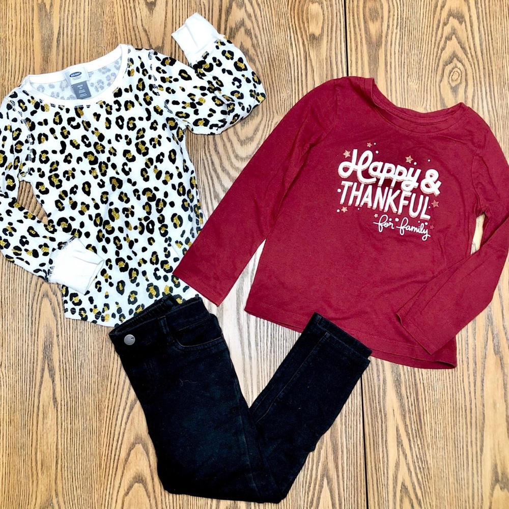 5T Girls Fall 🍂 🍃 Bundle/Thanksgiving Top